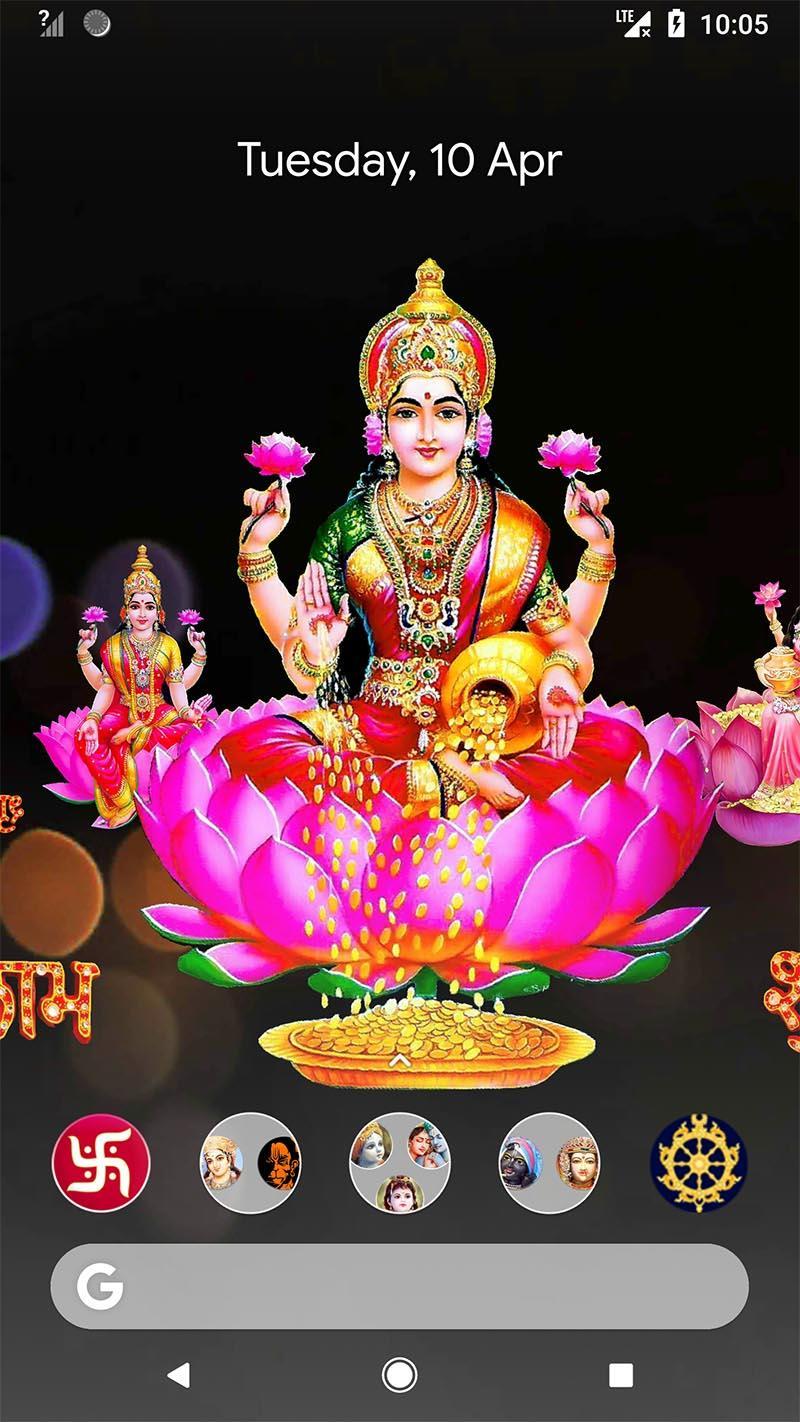 4D Lakshmi Live Wallpaper