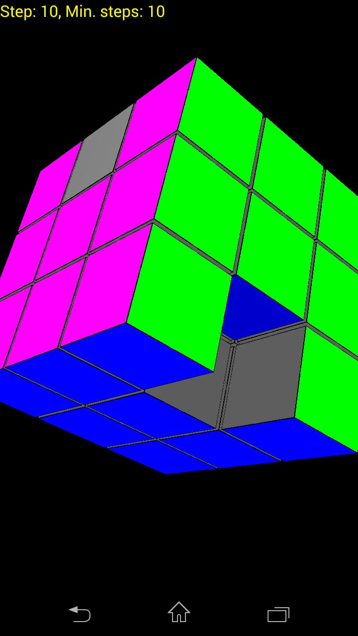 3D Sliding Cube Puzzle Demo