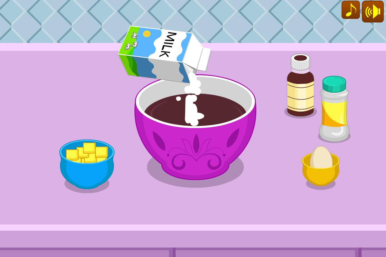 Chocolate royal cake game