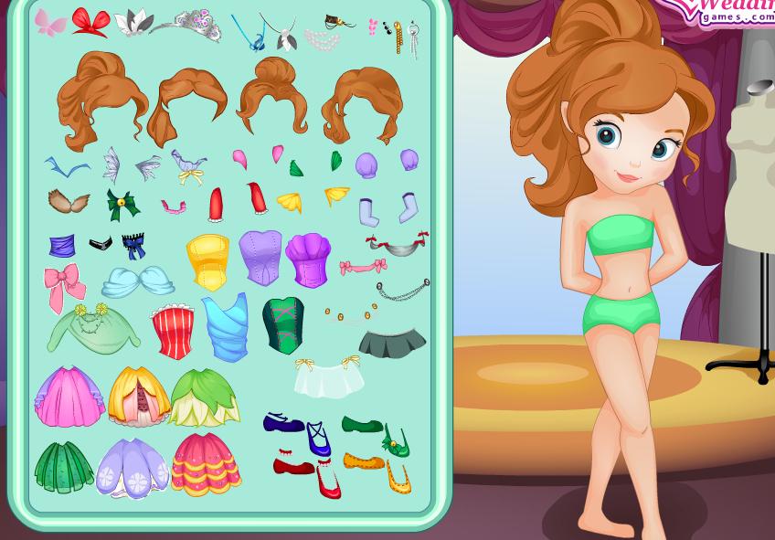 Baby Princess birthday dressup