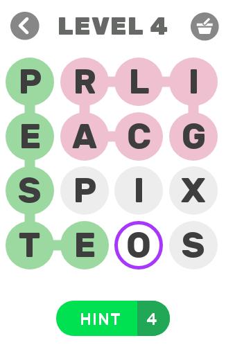 Uneste litere - Joc de cuvinte