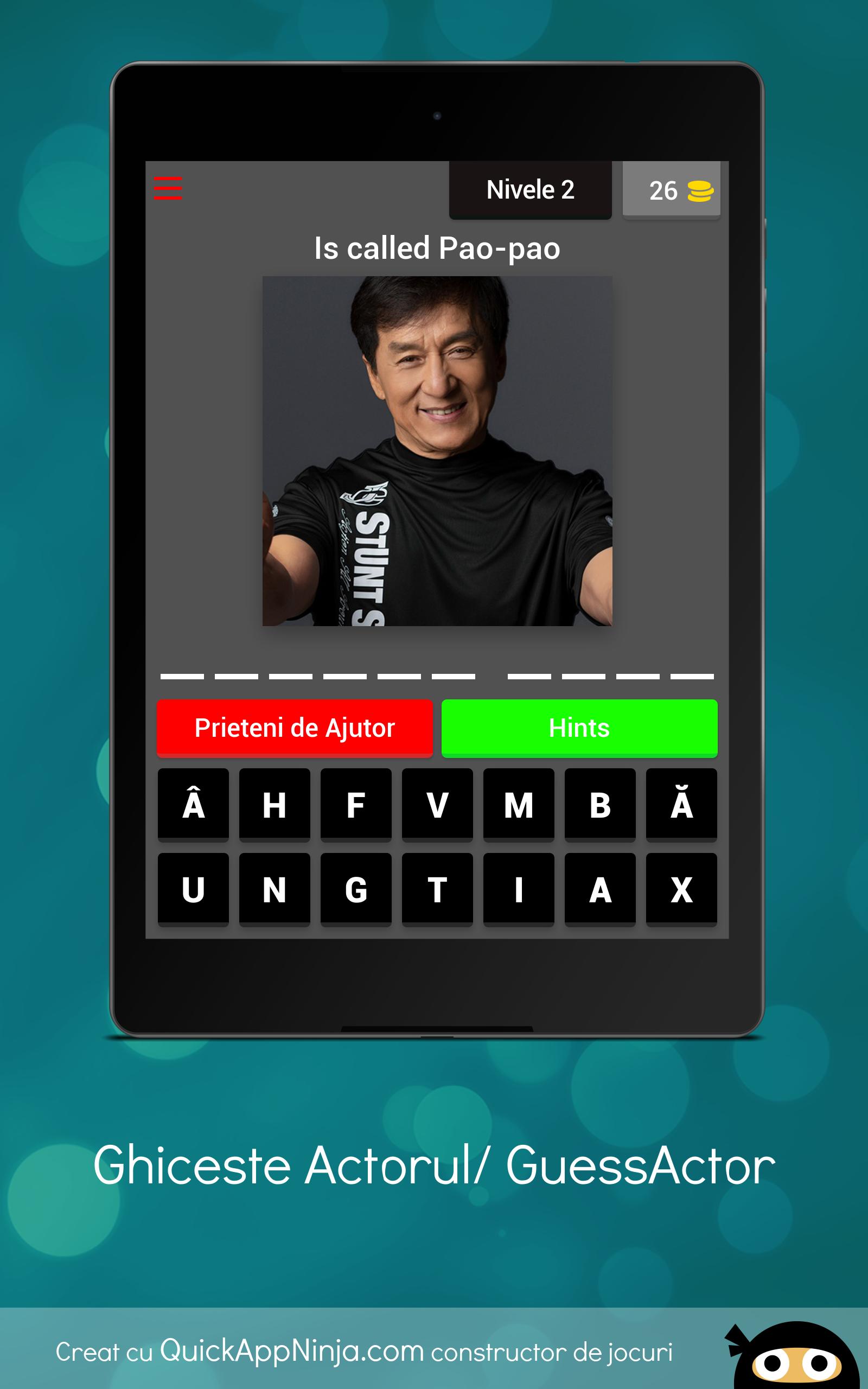 Ghiceste actorul/GuessActor