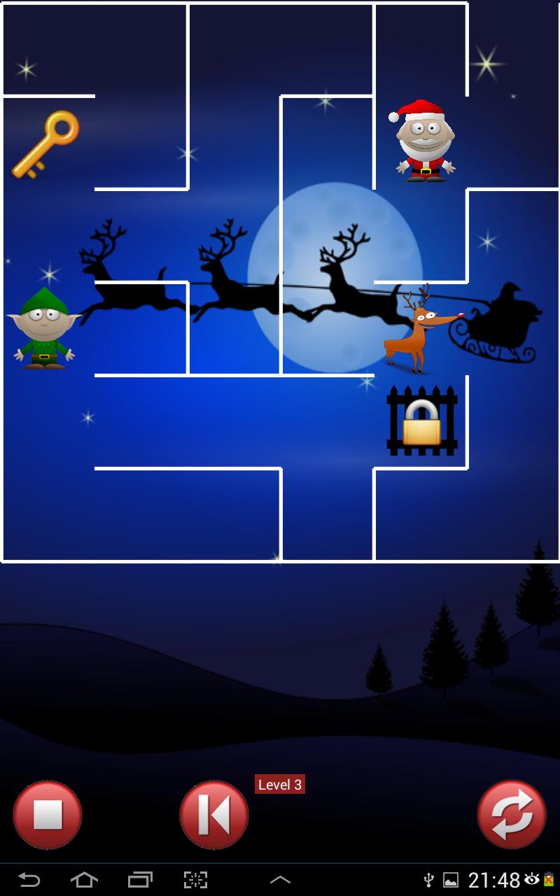 Xmas Maze (Elf lost Reindeer)