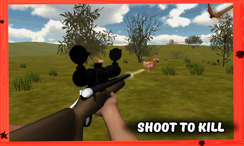 3D Chicken Hunter Simulator