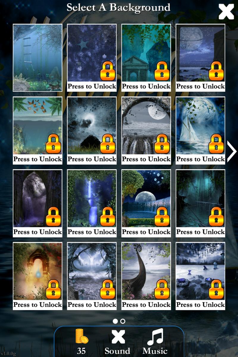 Pyramid Solitaire Water World