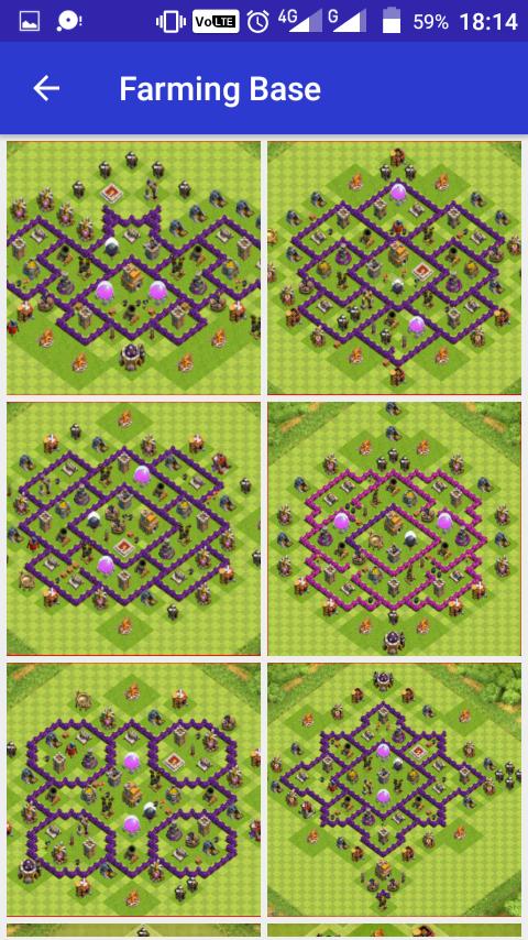 COC Base Map for TH7