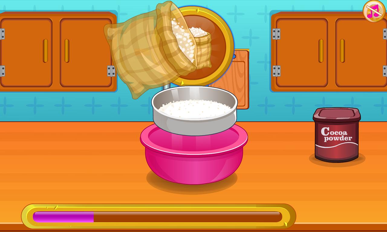 Cooking chocolate cookie