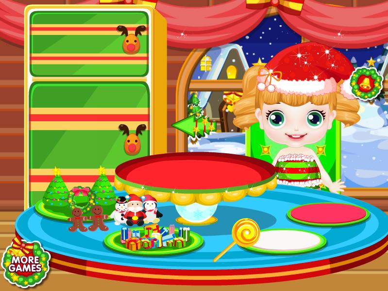 Baby cake christmas games