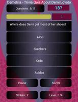 DEMETRIA - DEMI LOVATO TRIVIA
