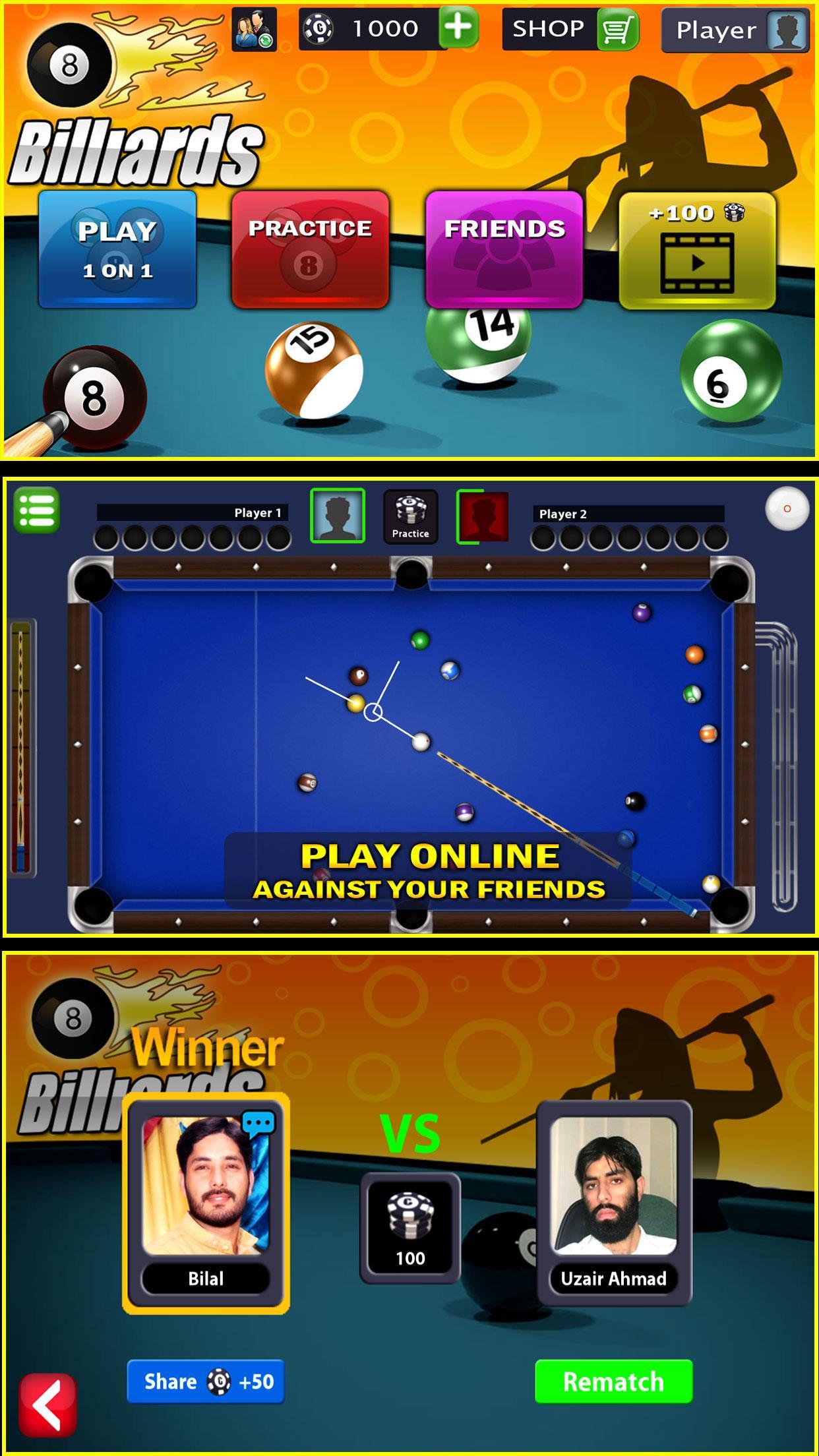 8 Ball Real Pool Billiard: Multiplayer Online Game