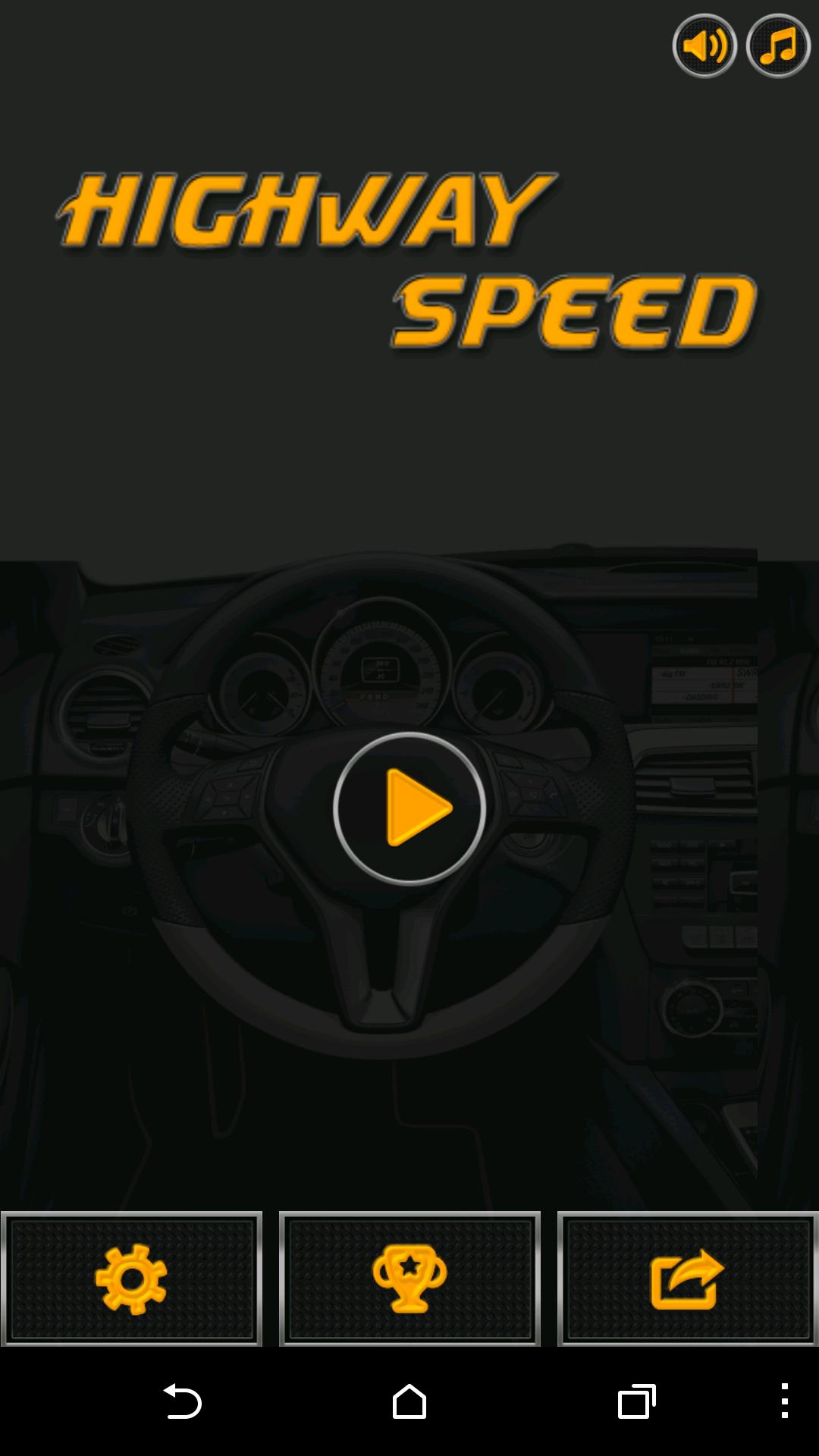 Highway Speed Car Racing