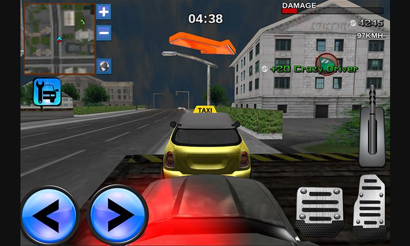 3D City Taxi Driving Mania