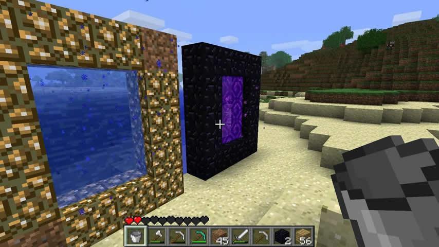 Portal Teletransport Minecraft