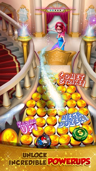 Princess Gold Coin Dozer Party