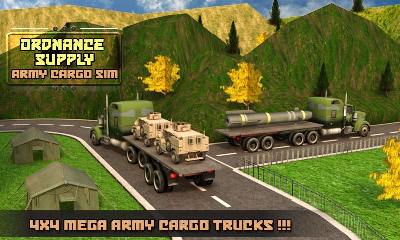 Ordnance Supply Army Cargo Sim