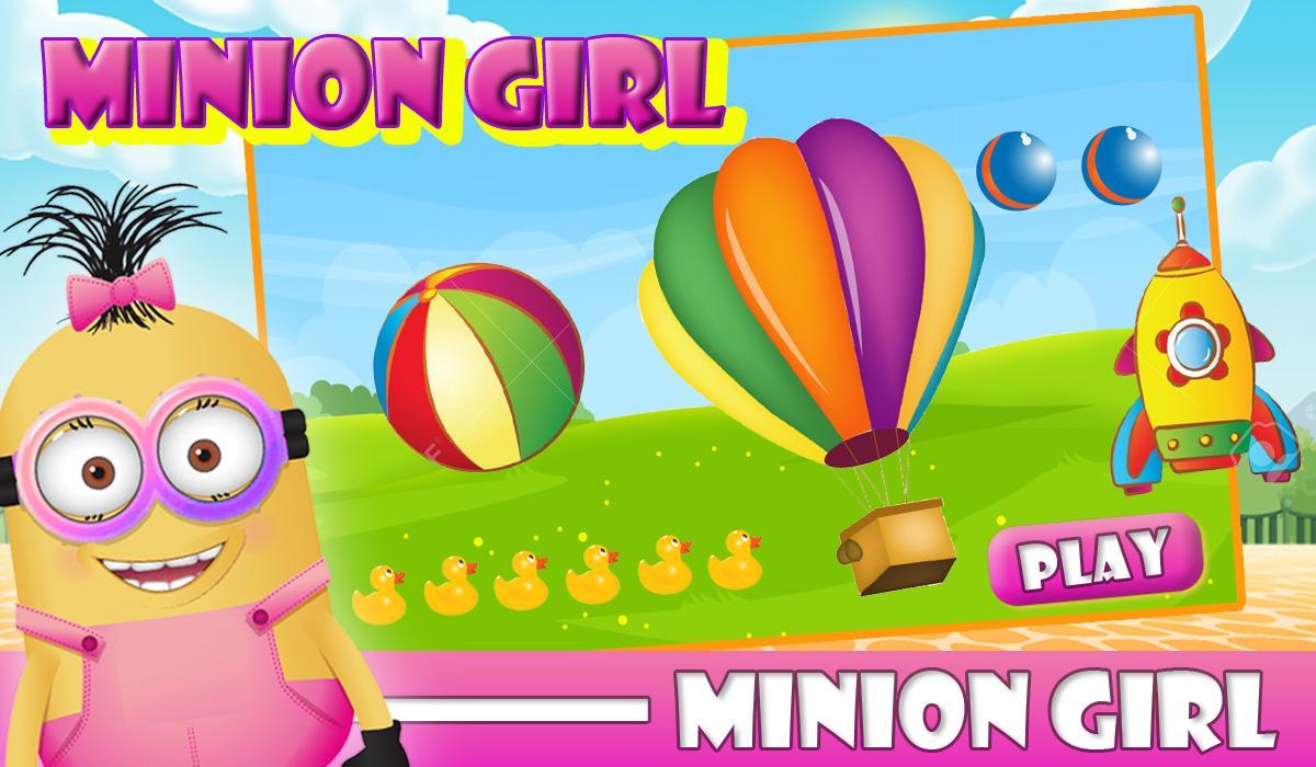 Girls minion banana games