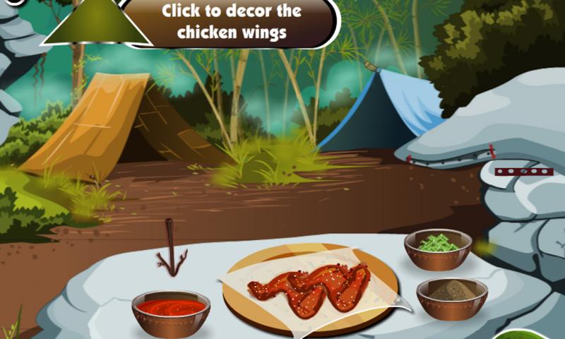 Cooking chef - Chicken wings