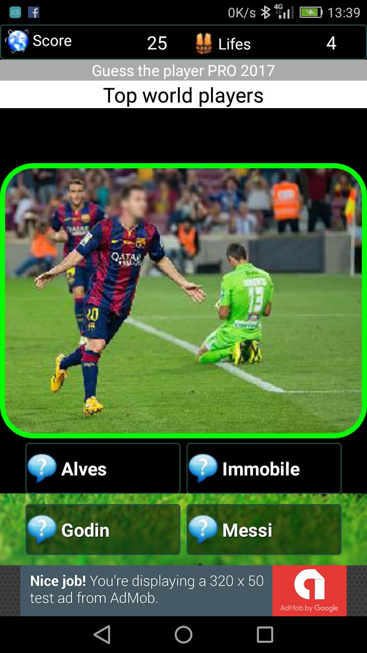 Soccer Players Quiz 2017 PRO