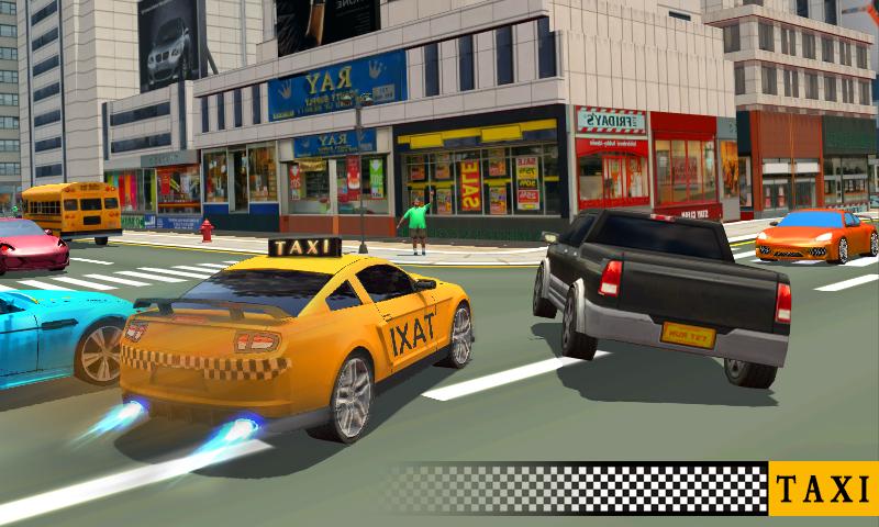 City taxi driving simulator