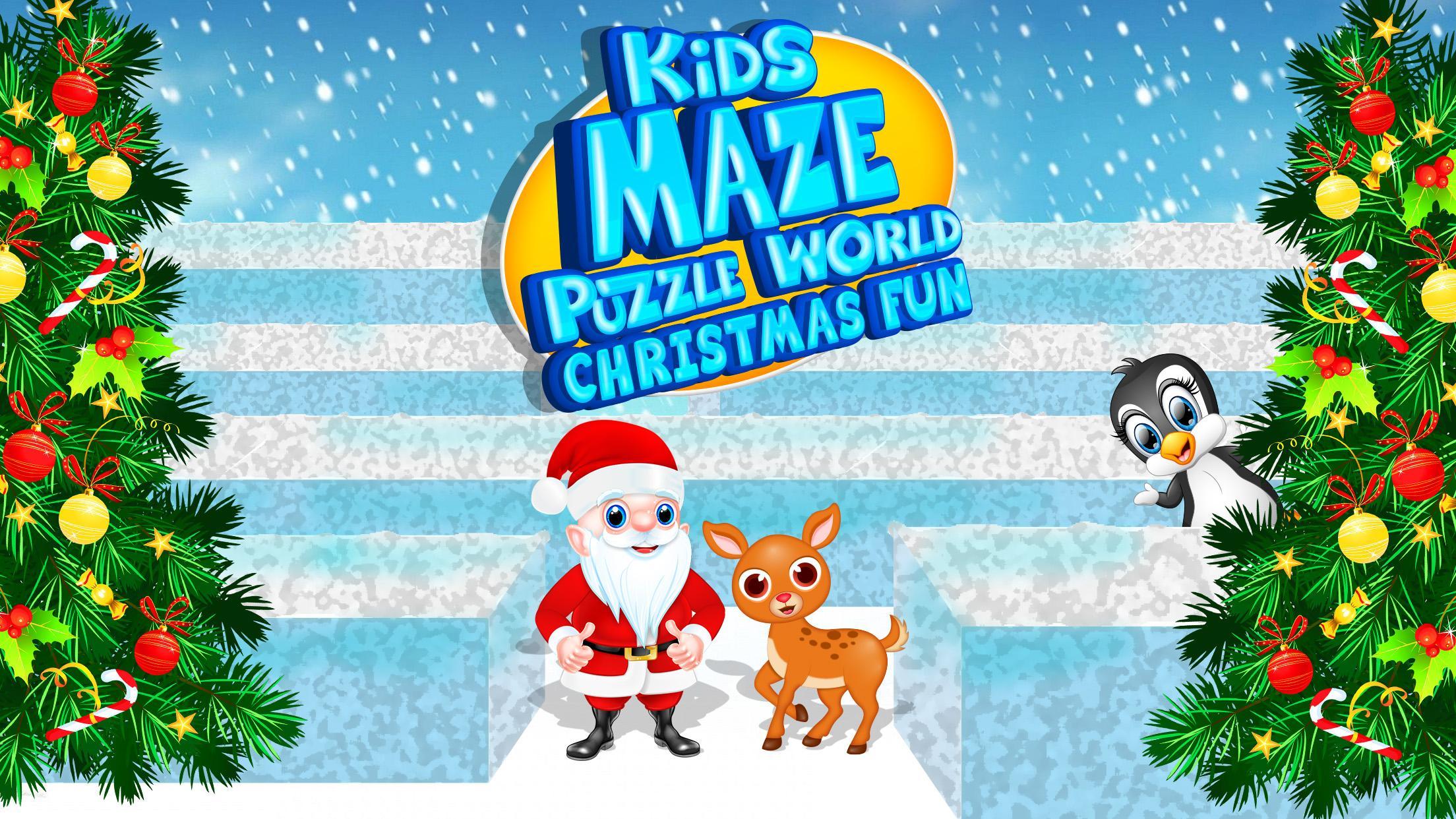 Kids Maze : Educational Puzzle Christmas Fun