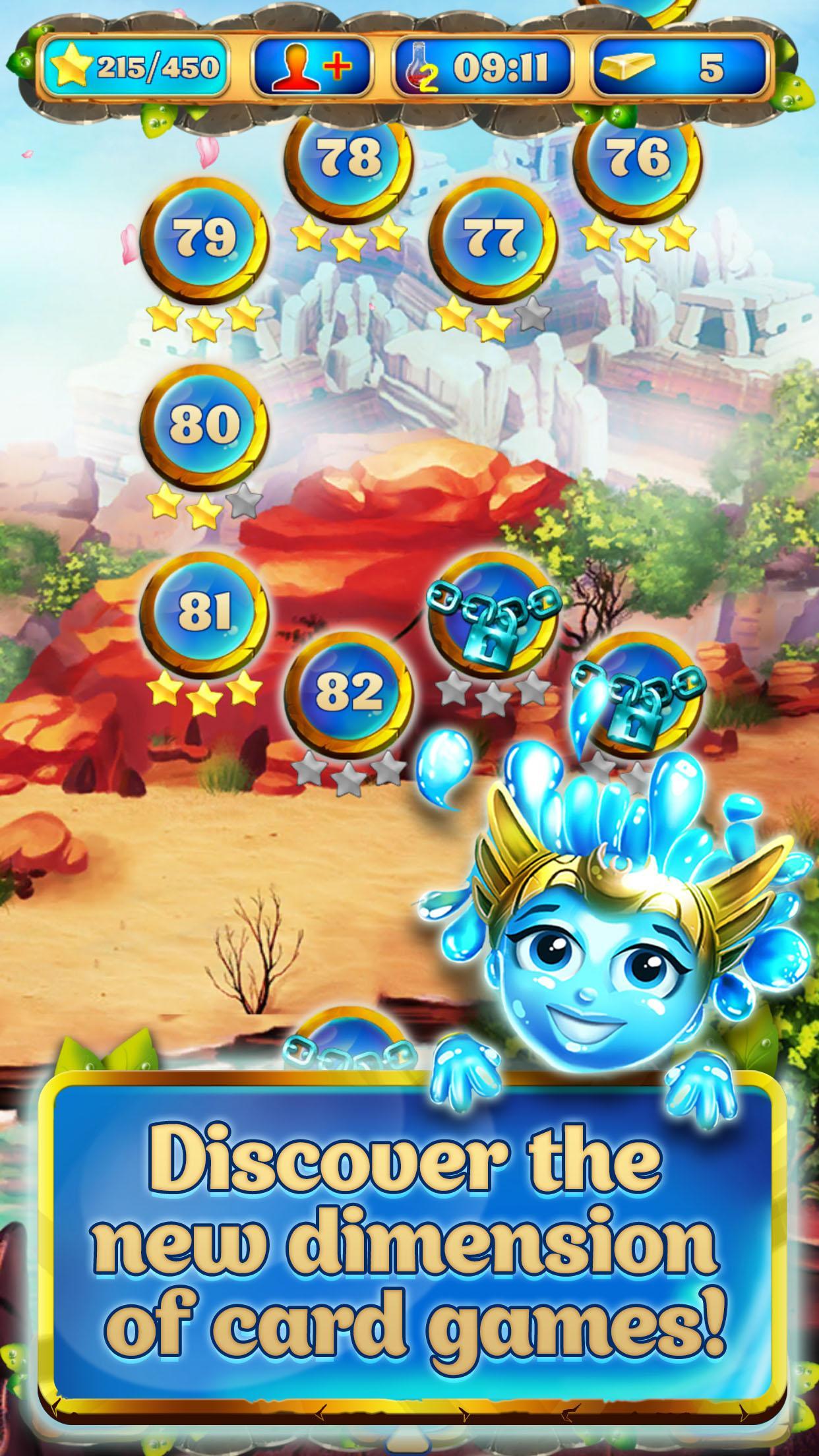 Solitaire pyramid card game for training brain