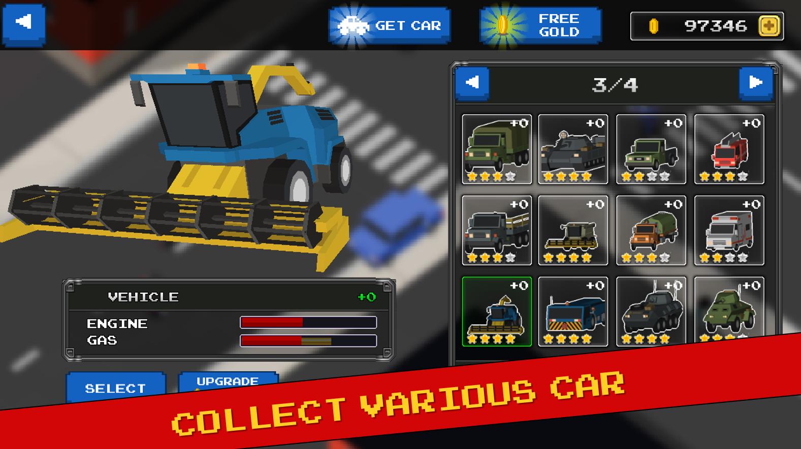 Pixel Crash 3D - mashy Zombies