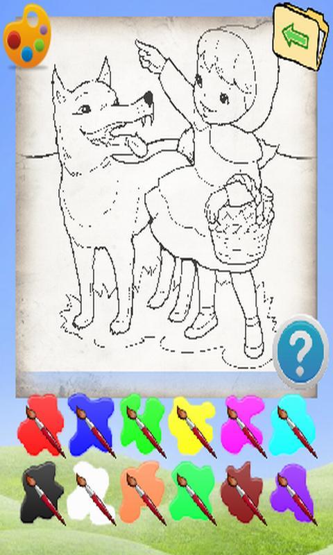 Coloring Game Little Red