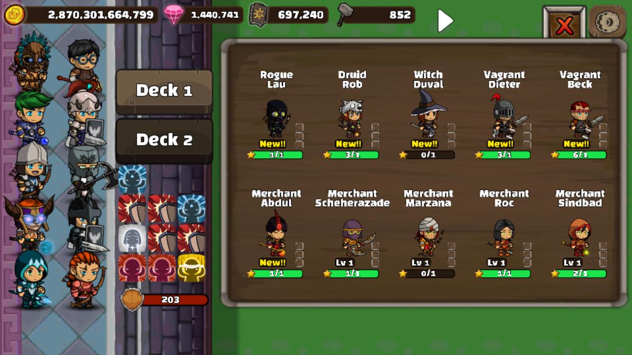 Hero Defence : Idle Characters