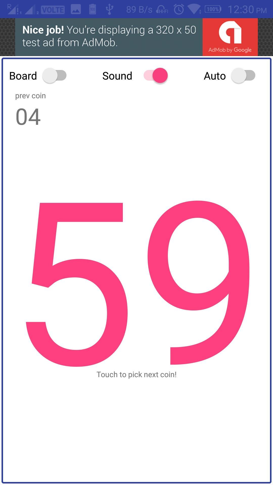 Coin Picker/caller for Tambola Housie Bingo