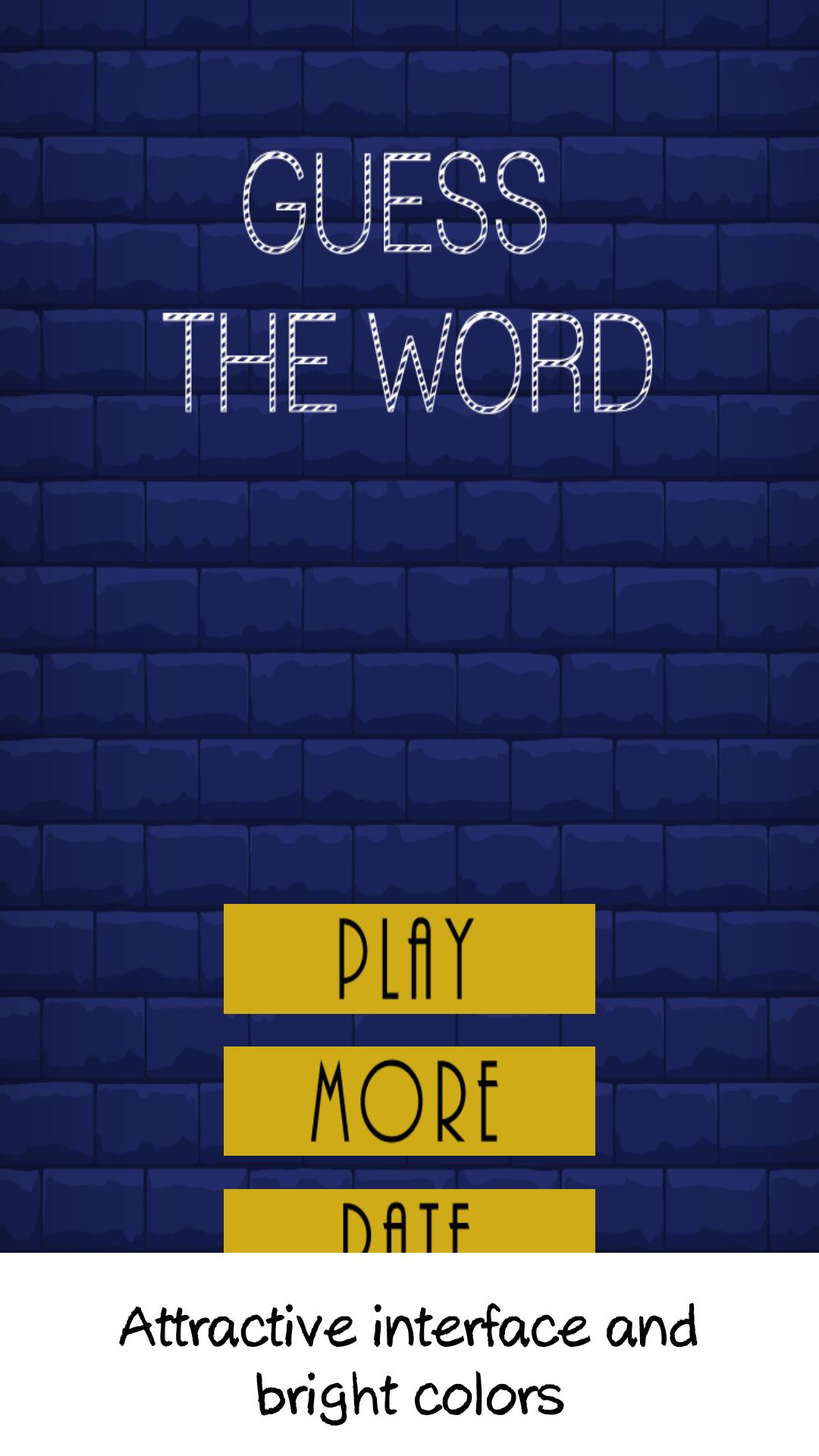 Guess the Word - puzzle and trivia game