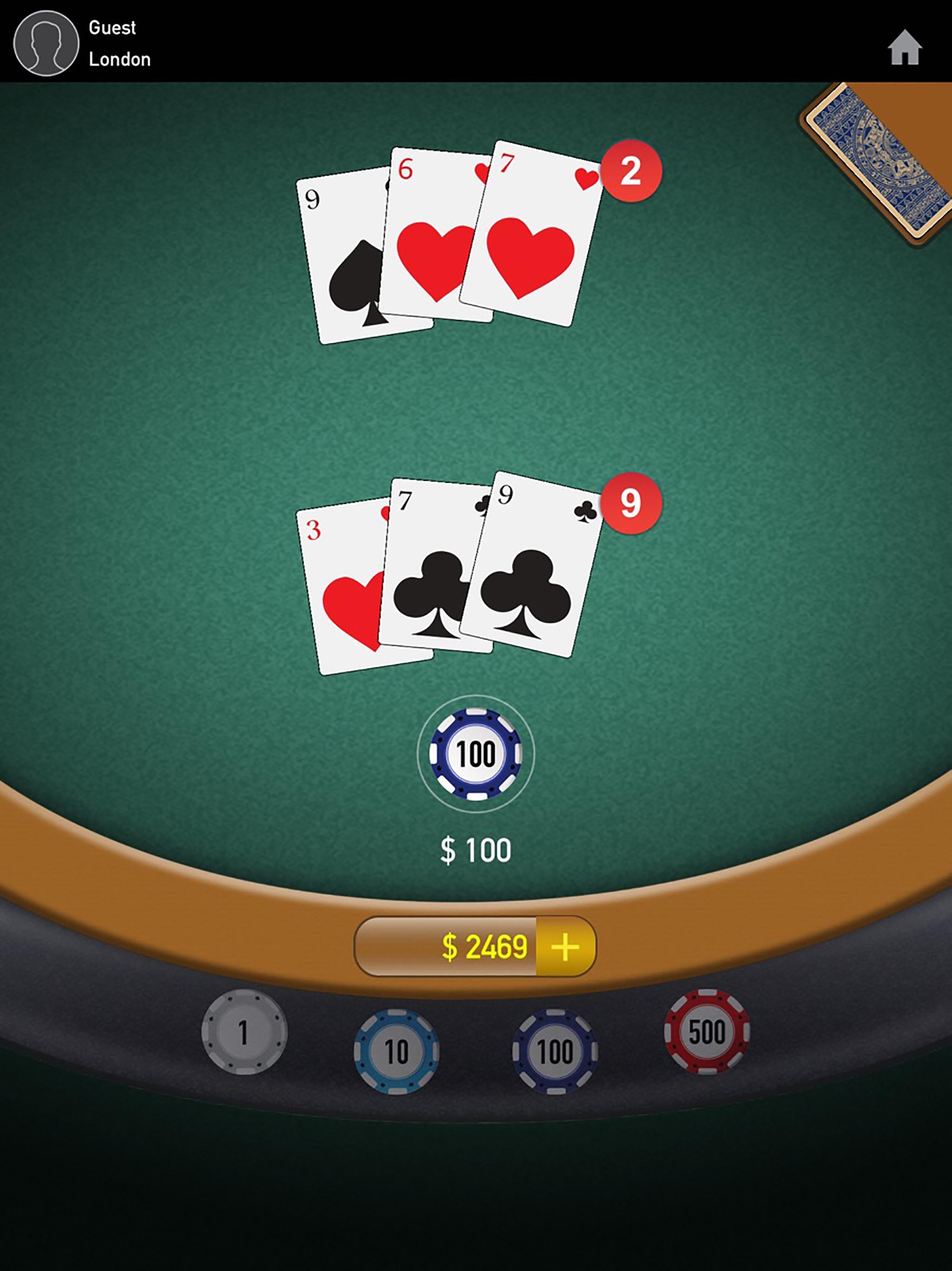 Baccarat - 3 Cards World Champion Gambling