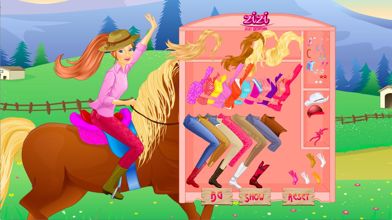 Princess Riding Camp Dress Up