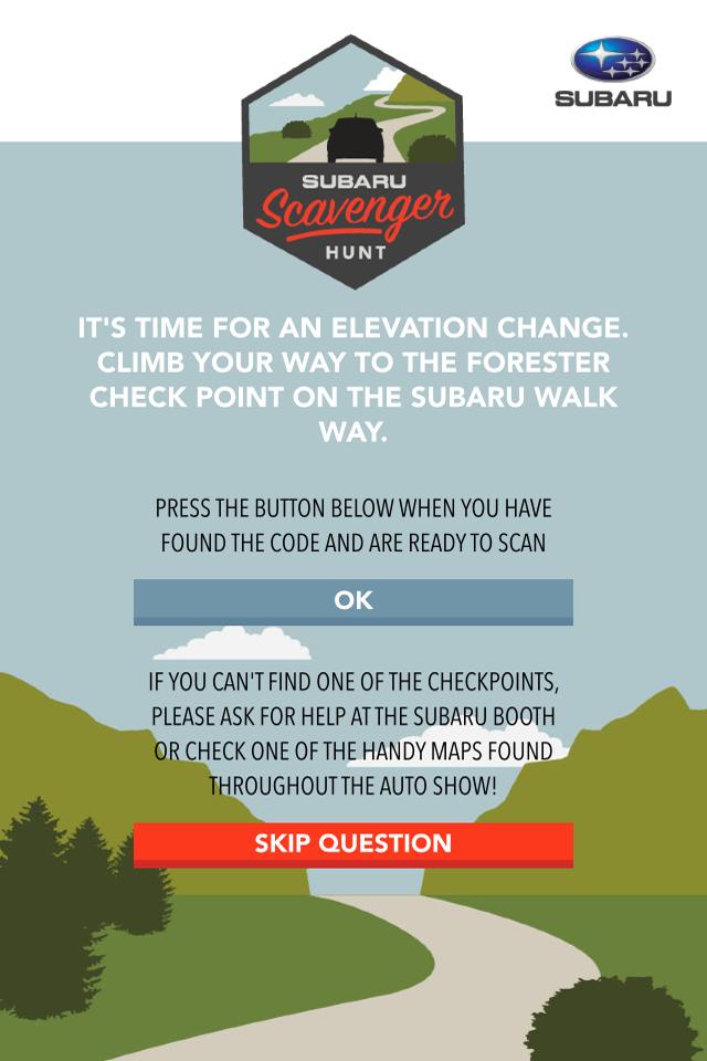 Subaru Scavenger Hunt