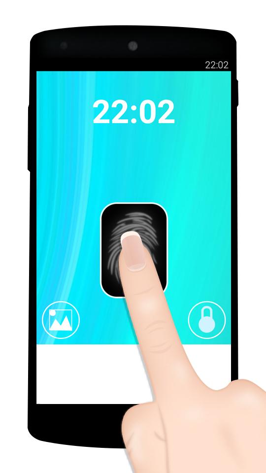 Prank Fingerprint Lock Screen
