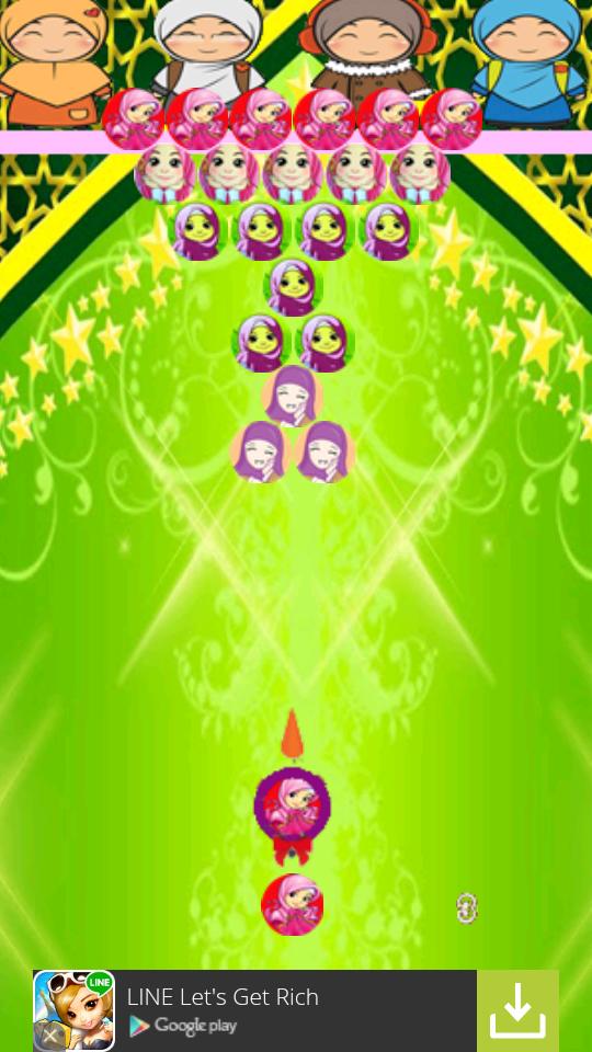 Hijab Bubble Game