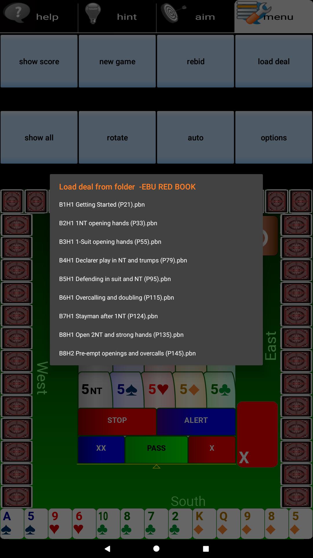 BJ Bridge Beginner Acol 2019