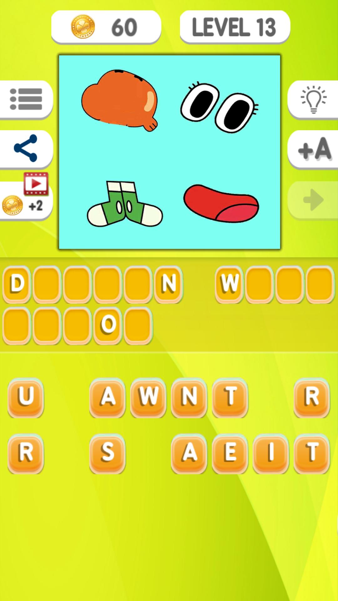 Guess the Gumball Characters