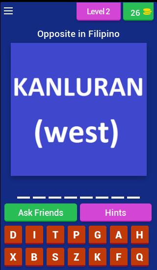Pinoy Antonym Quiz
