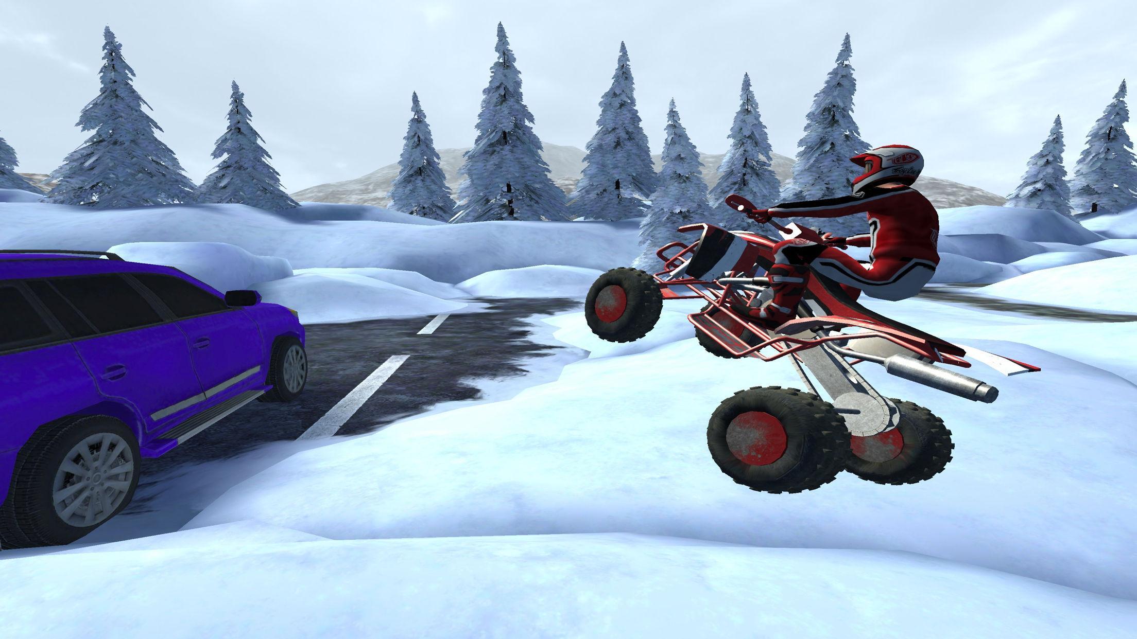 ATV Snow Simulator - Quad Bike