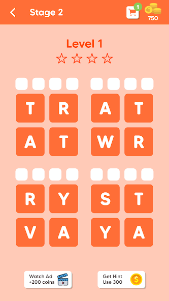 Brainy four: Four letter words
