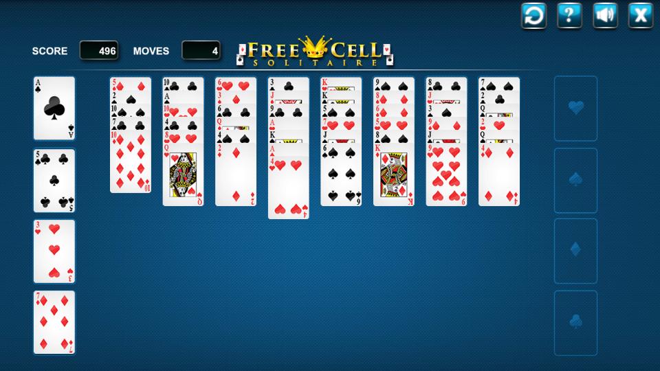 Solitaire Freecell card