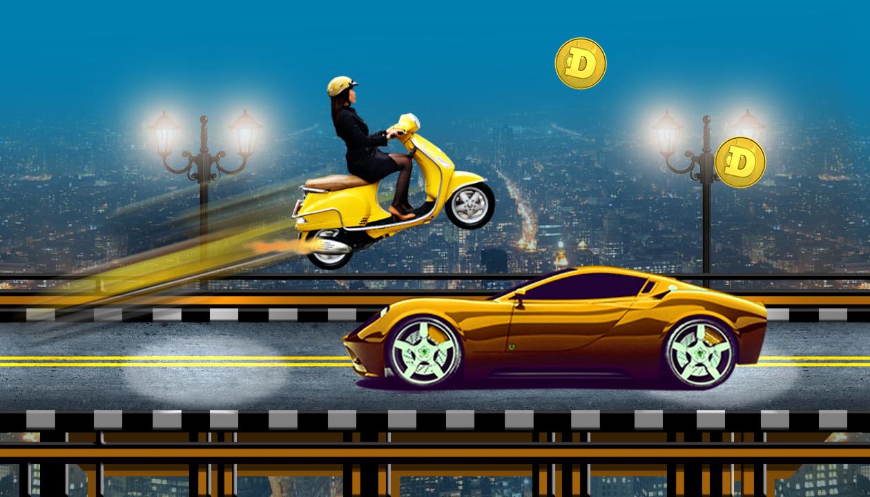Girls Scooty Race