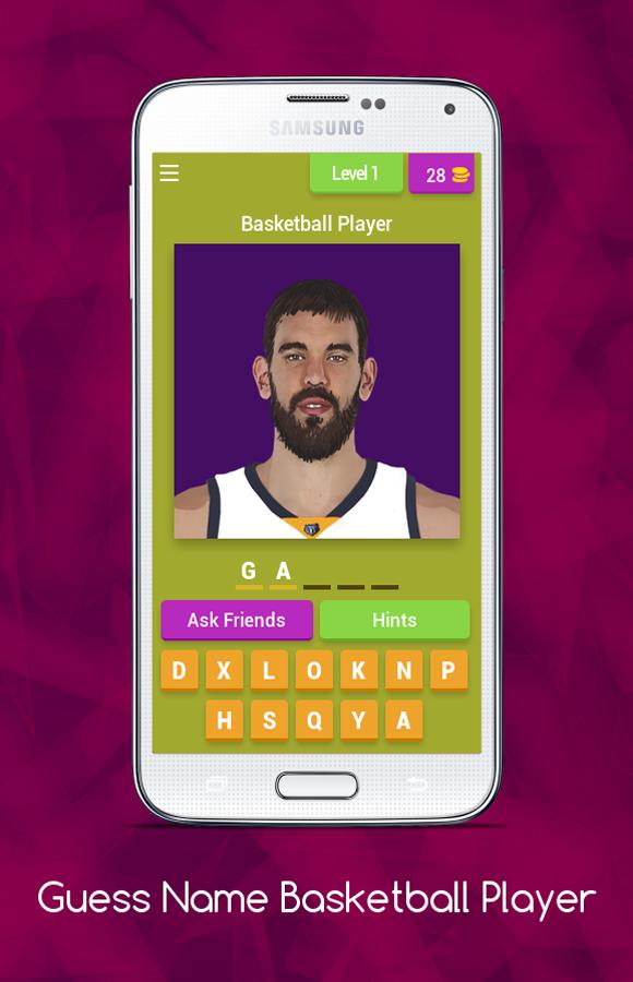 Guess Name Basketball Player