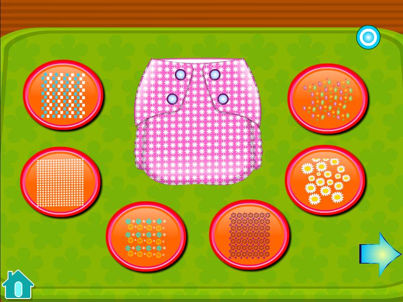 Diaper change baby games